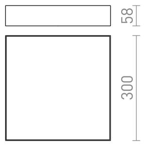 RED - Design Rendl - R12850 - LED Stropní svítidlo LARISA LED/30W/230V bílá