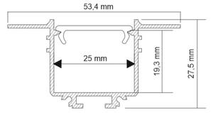 Shilo 1950 - LED Podhledové svítidlo HANAWA LED/9W/230V 3000K CRI 90 černá