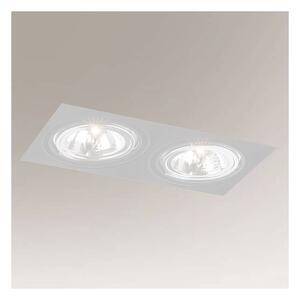 Shilo 7328 - Podhledové svítidlo KOMORO 2xGU10/15W/230V bílá