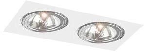 Shilo 7328 - Podhledové svítidlo KOMORO 2xGU10/15W/230V bílá