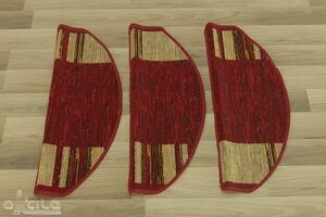 Kobercový nášlap Adagio 31 červený Rozměr: 67 cm x 24 cm + 3 cm (zahnutí)