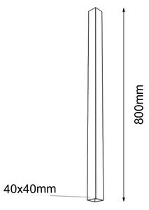 Shilo 1704 - Bodové svítidlo DOHA 1xGU10/15W/230V černá