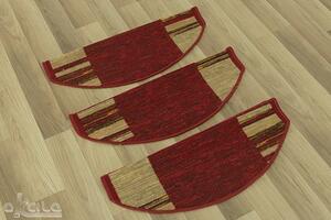 Kobercový nášlap Adagio 31 červený Rozměr: 67 cm x 24 cm + 3 cm (zahnutí)