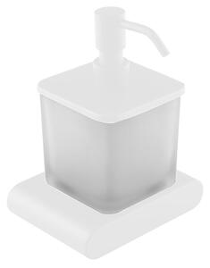Sapho FLORI dávkovač mýdla, 300 ml, mléčné sklo, bílá mat