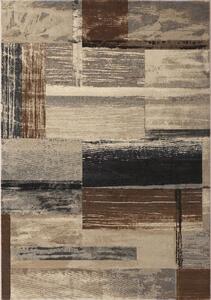 Moderní kusový koberec Ragolle Argentum 63019 9353 šedý hnědý Rozměr: 80x150 cm