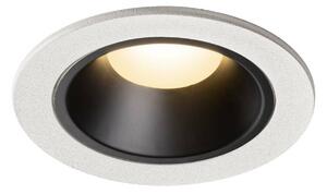 SLV BIG WHITE NUMINOS DL S vnitřní LED zápustné stropní svítidlo bílá/černá 3000 K 55° včetně listových pružin 1003811