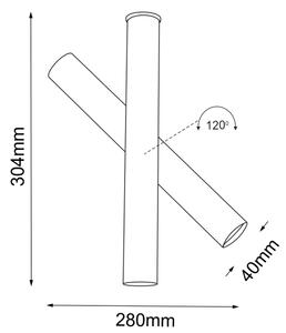 Shilo 2243 - Bodové svítidlo YABU 1xGU10-MR11/15W/230V černá