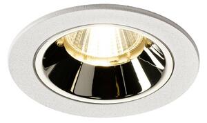 SLV BIG WHITE NUMINOS DL S vnitřní LED zápustné stropní svítidlo bílá/chrom 3000 K 55° včetně listových pružin 1003813