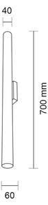 Shilo 4426 - Nástěnné svítidlo YABU 2xGU10-MR11/15W/230V černá