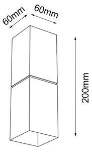 Shilo 4408 - Nástěnné svítidlo NEMURO 1xG9/10W/230V černá