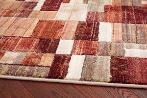 Moderní kusový koberec Ragolle Argentum 63244 6474 hnědý rezavý Rozměr: 80x150 cm