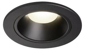 SLV BIG WHITE NUMINOS DL S vnitřní LED zápustné stropní svítidlo černá/černá 4000 K 40° včetně listových pružin 1003820