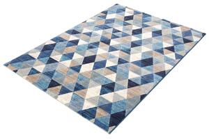 Moderní kusový koberec Ragolle Argentum 63263 5161 modrý Rozměr: 80x150 cm