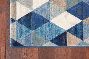 Moderní kusový koberec Ragolle Argentum 63263 5161 modrý Rozměr: 80x150 cm