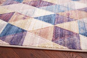 Moderní kusový koberec Ragolle Argentum 63263 9191 Trojúhelníky vícebarevný Rozměr: 120x170 cm