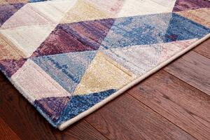 Moderní kusový koberec Ragolle Argentum 63263 9191 Trojúhelníky vícebarevný Rozměr: 120x170 cm