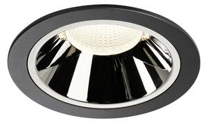 SLV BIG WHITE NUMINOS DL XL vnitřní LED zápustné stropní svítidlo černá/chrom 4000 K 40° 1004038