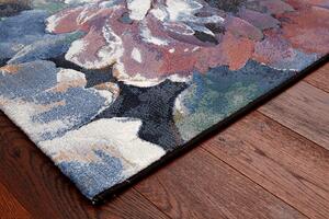 Moderní kusový koberec Ragolle Argentum 63421 3626 Květy modrý Rozměr: 160x230 cm