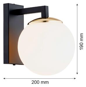 Argon 4771 - Nástěnné svítidlo MORITZ 1xE27/15W/230V