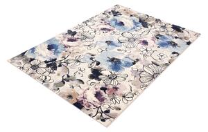 Moderní kusový koberec Ragolle Argentum 63422 6141 Květy modrý Rozměr: 160x230 cm