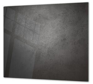 Ochranná deska design tmavý kámen - 52x60cm / Bez lepení na zeď