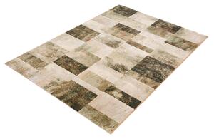 Moderní kusový koberec Ragolle Argentum 63440 6444 hnědý krémový Rozměr: 80x150 cm