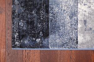 Moderní kusový koberec Ragolle Argentum 63440 6656 modrý béžový Rozměr: 80x150 cm