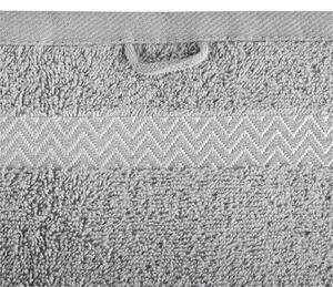 Ručník bavlněný šedý 50x90 cm Ates EMI