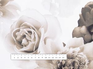 Biante Dekorační prostírání na stůl PM-016 Velké hnědé květy 30x40 cm