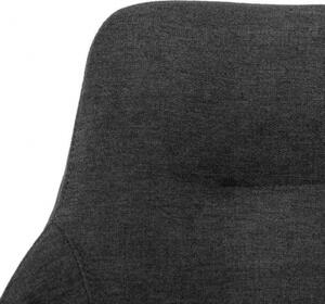 CELIA otočná židle tmavě šedá