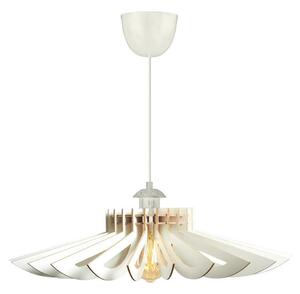 Lustr na lanku 1xE27/60W/230V bílá pr. 52 cm