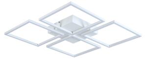 Top Light - LED Stmívatelný přisazený lustr R4xLED/16,25W/230V hranatý bílá + DO