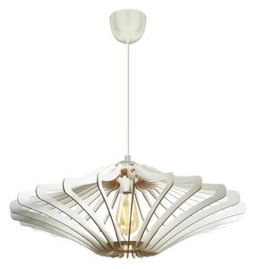 Lustr na lanku 1xE27/60W/230V bílá pr. 59 cm