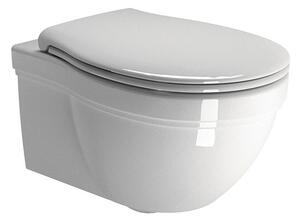 GSI CLASSIC CLASSIC závěsná retro WC mísa, 37x55cm, bílá ExtraGlaze 871211