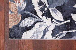 Moderní kusový koberec Ragolle Argentum 63523 5666 Květy modrý Rozměr: 200x290 cm