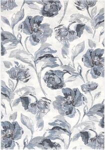 Moderní kusový koberec Ragolle Argentum 63523 6656 Květy modrý krémový Rozměr: 120x170 cm