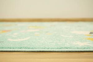 Dětský koberec Sanford Kosmos tyrkysový