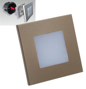 Emithor 48334 - LED Schodišťové svítidlo STEP LIGHT LED/1W/230V zlatá