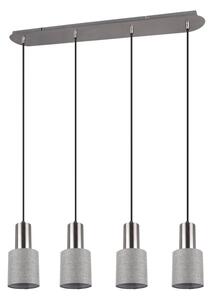 Trio - Lustr na lanku WAILER 4xGU10/5W/230V šedá