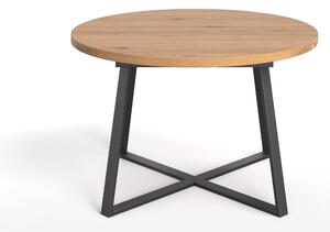 Kulatý stůl Axis z masivního dřeva 100 cm