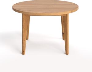 Kulatý stůl Luna z masivního dřeva 100 cm
