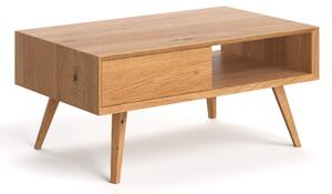 Konferenční stolek Quatro z masivního dřeva 80x60 cm