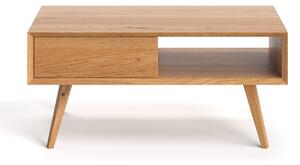Konferenční stolek Quatro z masivního dřeva 120x60 cm