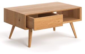 Konferenční stolek Quatro z masivního dřeva 80x60 cm