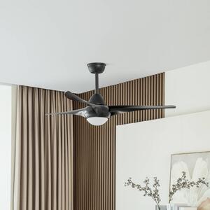 Stropní ventilátor Starluna LED Zoika, černý, tichý, 115 cm