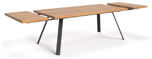 Rozkládací stůl Lige z přírodního dřeva 120x80 cm Jedno prodloužení 50 cm
