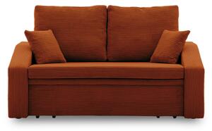 Kapol Dorma rozkládací pohovka šíře 148 cm Oranžová