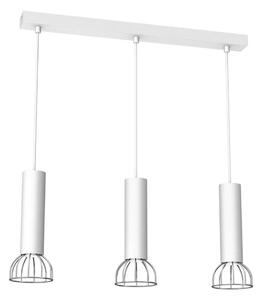 Lustr na lanku DANTE 3xGU10/25W/230V bílá/lesklý chrom