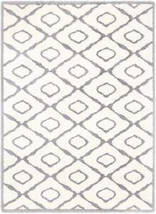 Kusový shaggy koberec Agnella Yoki Ume Bílý Rozměr: 80x150 cm