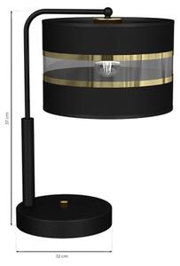Stolní lampa ULTIMO 1xE27/60W/230V černá